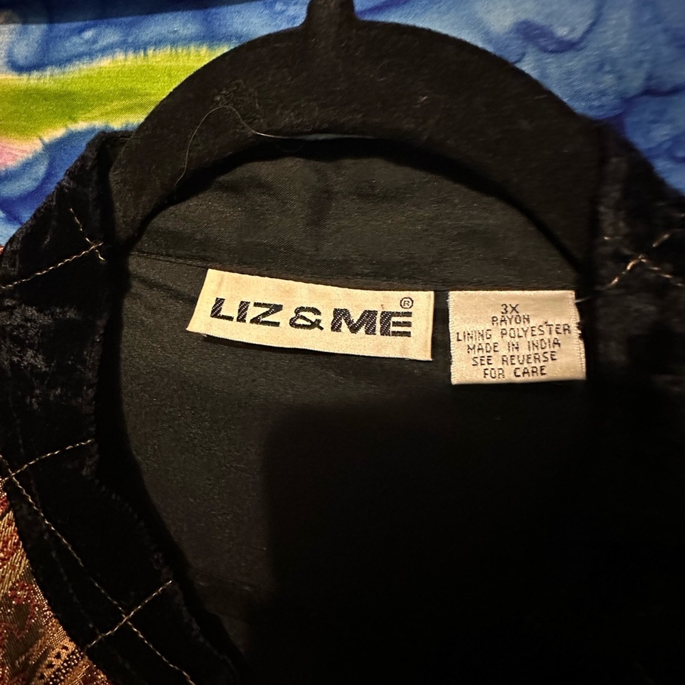 Liz&Me fall patchwork jacket - Picture 2 of 3